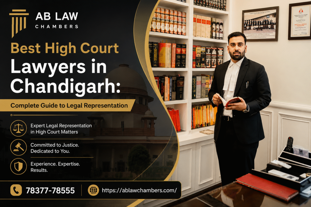 Best High Court Lawyers in Chandigarh,Criminal Lawyer Chandigarh,AB LAW CHAMBERS