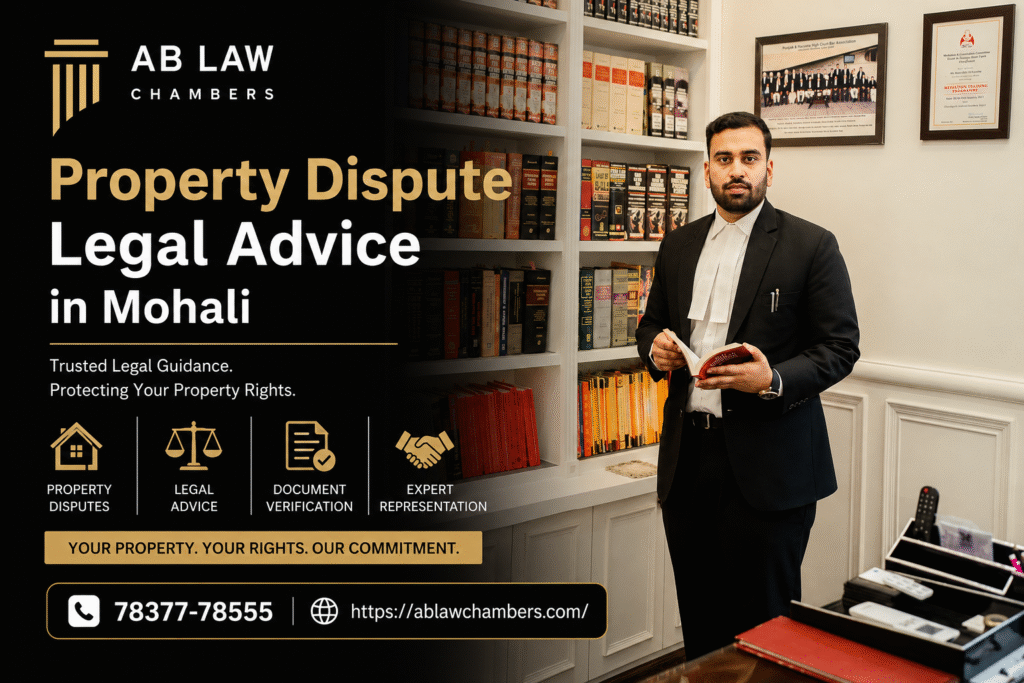Property Dispute Legal Advice in Mohali,AB LAW CHAMBERS Property Dispute Legal Advice in Mohali,AB LAW CHAMBERS